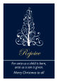 Christmas Tree Vertical Rectangle Label